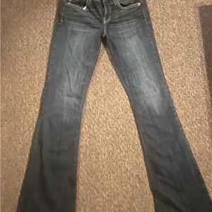 American Eagle Women’s Jeans. Size 4 Long. Excellent used condition. Dark wash.